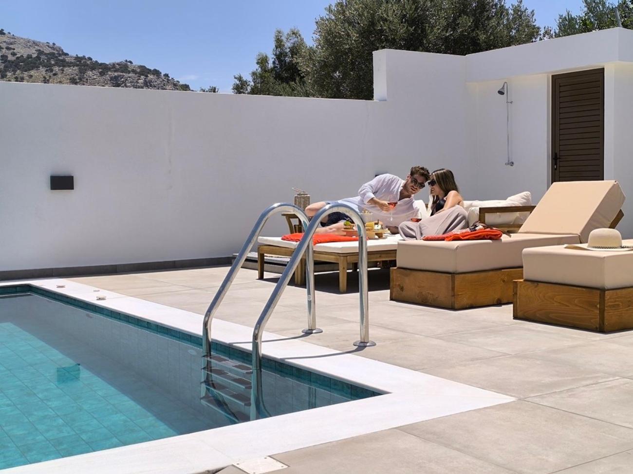 Valantina'S & Mannouel Lardos Luxury Villas Exterior photo