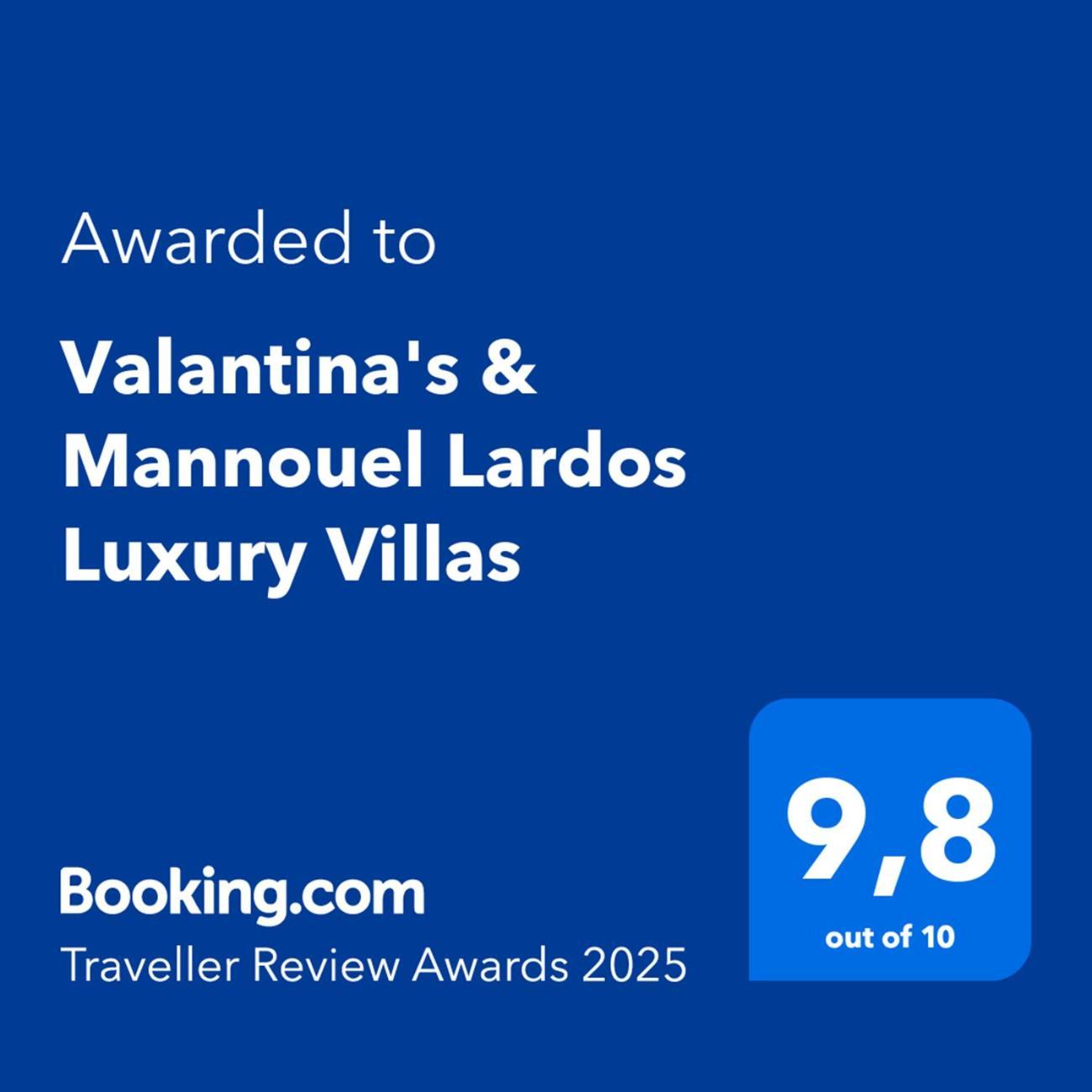 Valantina'S & Mannouel Lardos Luxury Villas Exterior photo